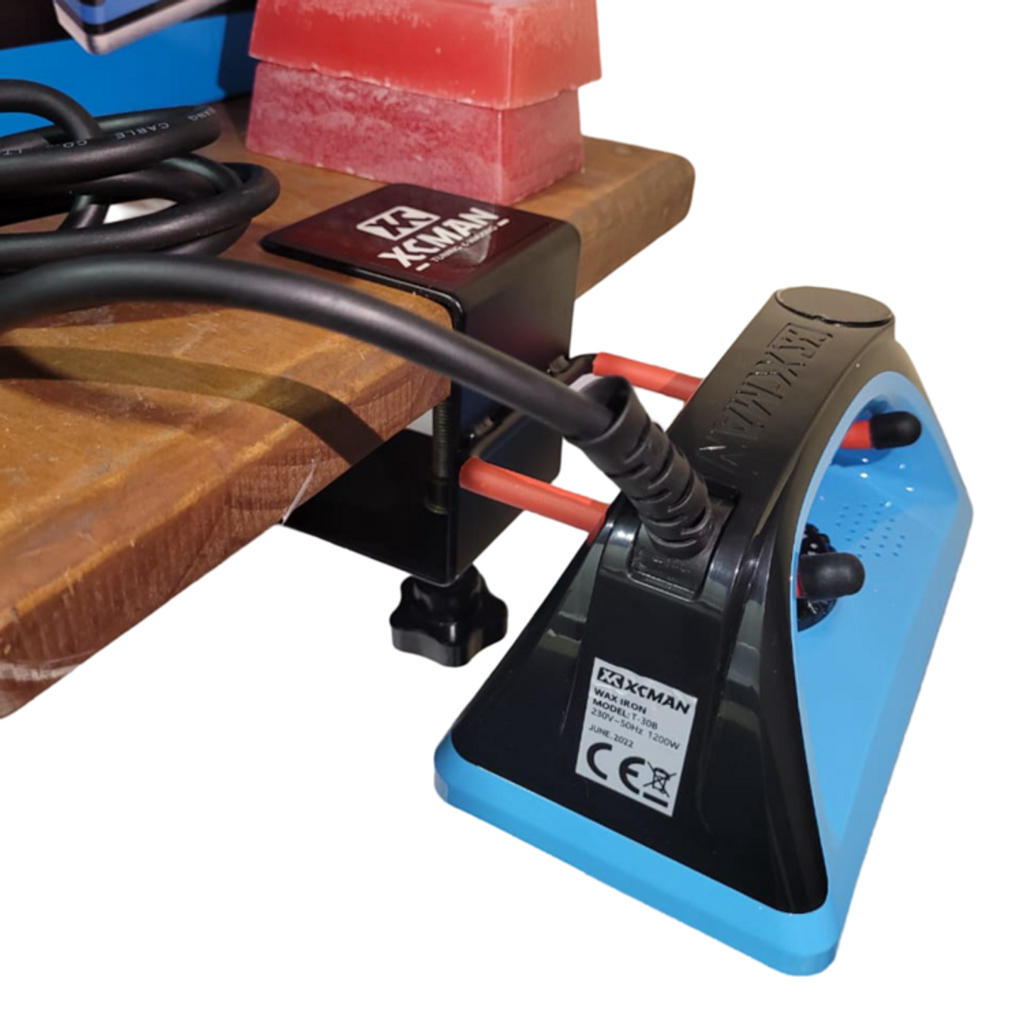 Kit Encerado Ski Snow Plancha Cera 200gr Con Soporte Tune-up 2