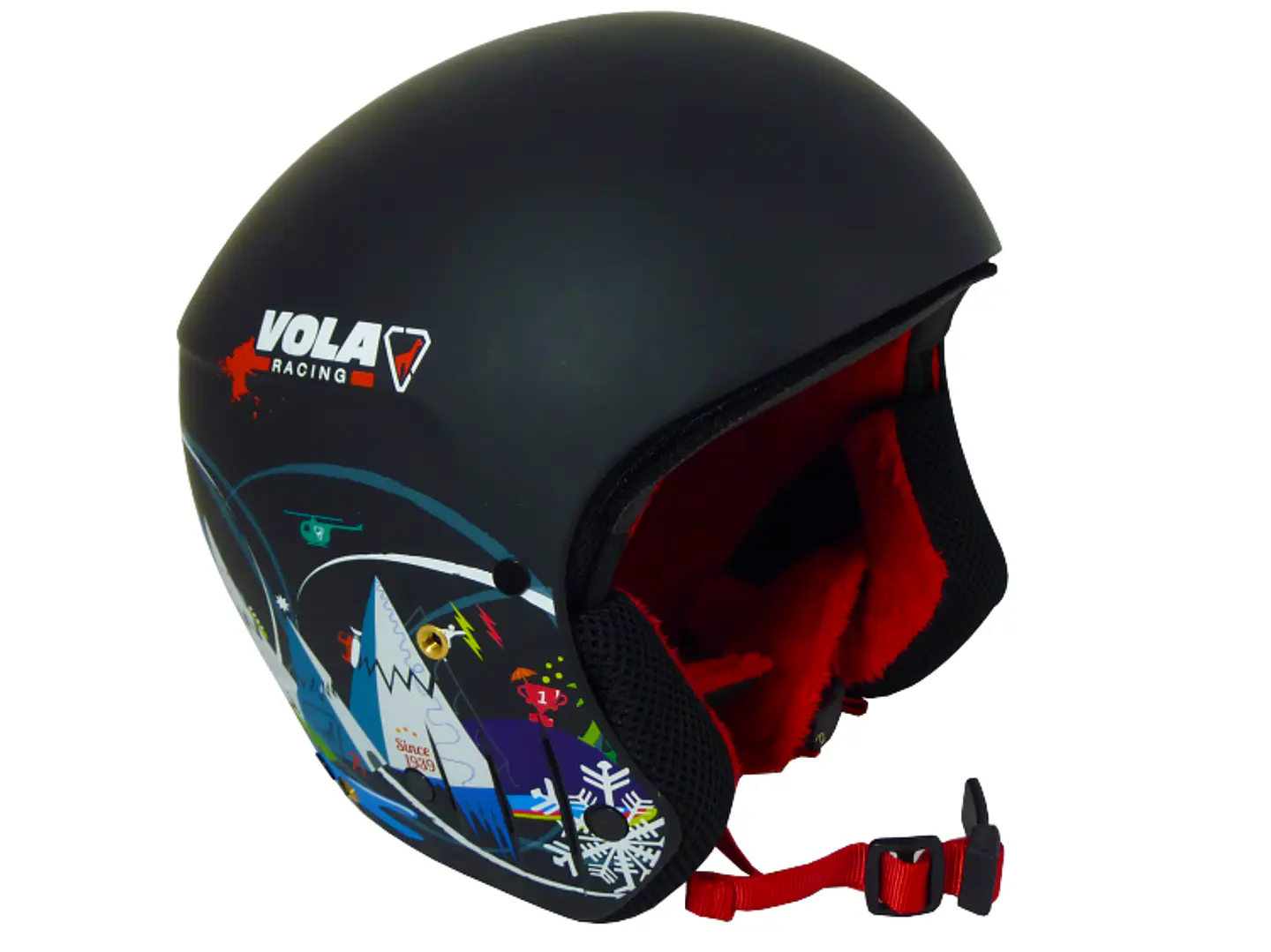 Casco Esquí Ski Vola Nieve Competición Fis Mountain Racing Talla M 1