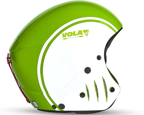 Casco Ski Vola Nieve Competición Fis Apfel Verde Racing M