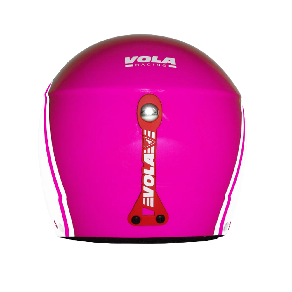 Casco Ski Vola Nieve Competición Fis Girly Rosa Racing M