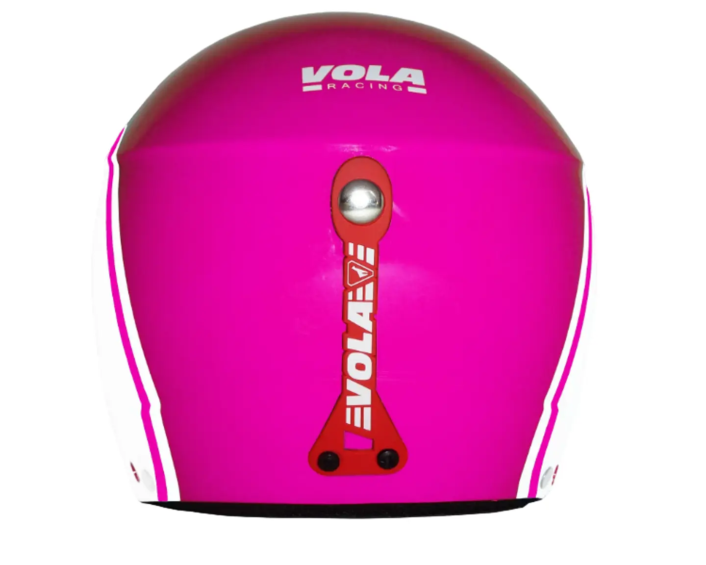 Casco Ski Vola Nieve Competición Fis Girly Rosa Racing M 2