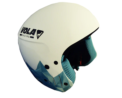Casco Ski Vola Nieve Competición Fis Ice Racing Talla XL