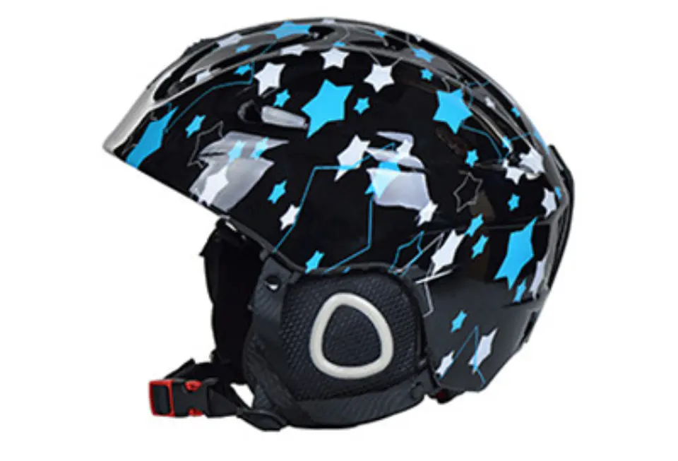 Casco Ski Snowboard Nieve Niños Moon Negro 1
