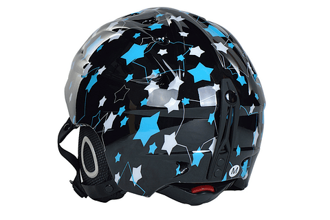 Casco Ski Snowboard Nieve Niños Moon Negro