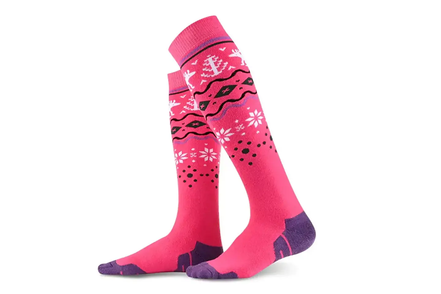 Calcetines Ski Snowboard Talla M Rosados 1