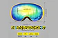 Antiparra Ski Snowboard Amarilla Full Espejada UV400 100% - Miniatura 2