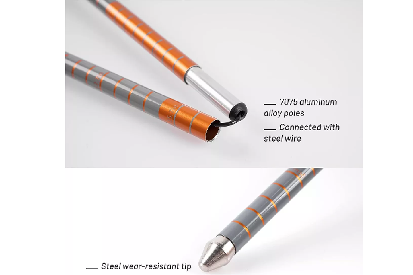 Sonda Para Nieve G2 270cm Aluminio Montaña Emergencia 4