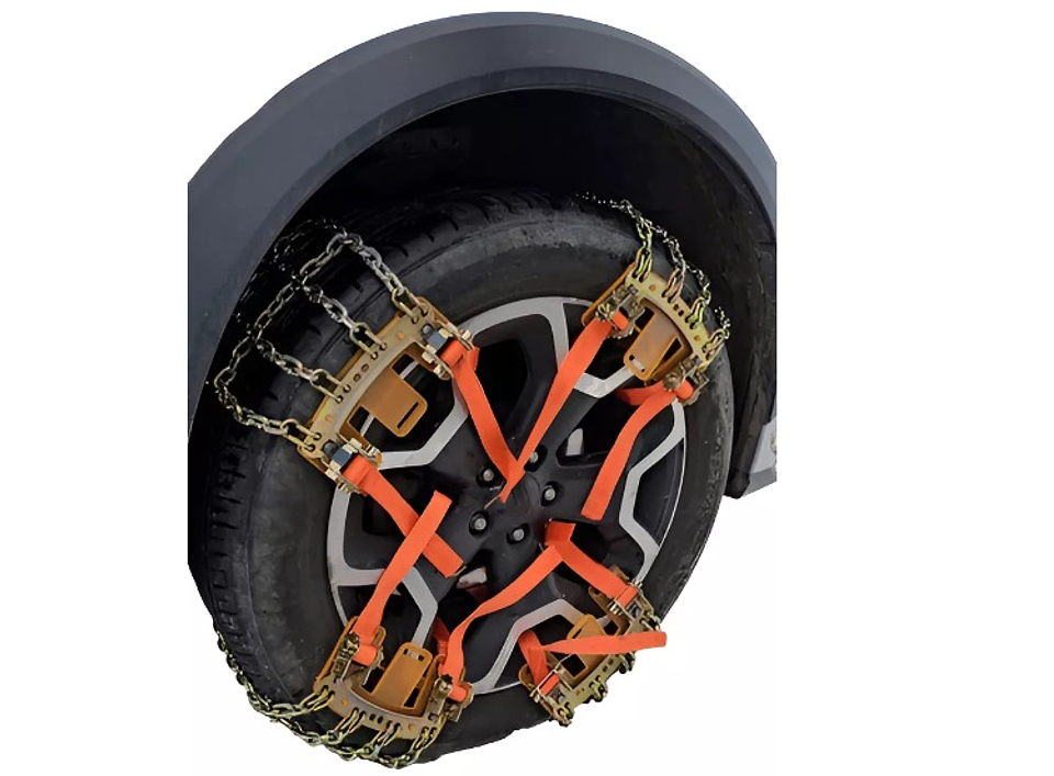 Cadenas Para Nieve 195/265 X8 Piezas Doble Correa + Firmeza 1