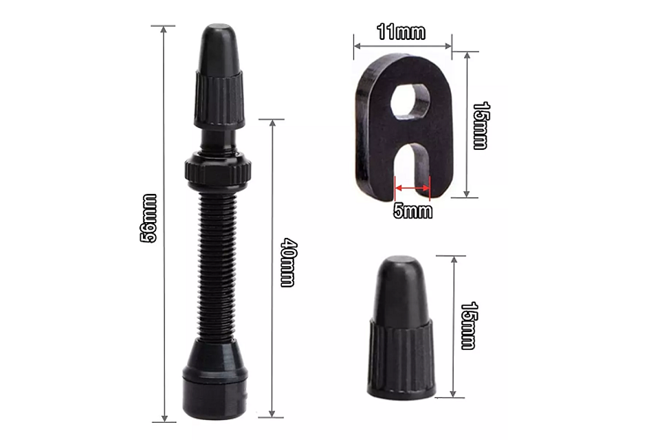 Válvulas Tubeless Bicicleta Ciclismo Presta Tubular Francesa 56mm Par 2