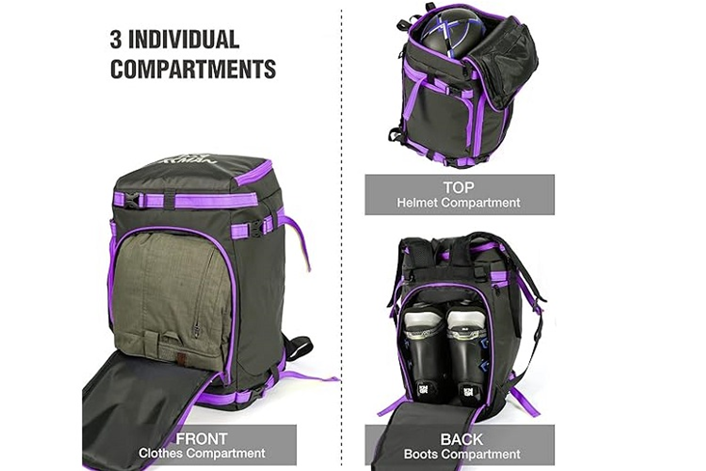 Mochila Ski Snowboard Waterproof 50 Lt 5