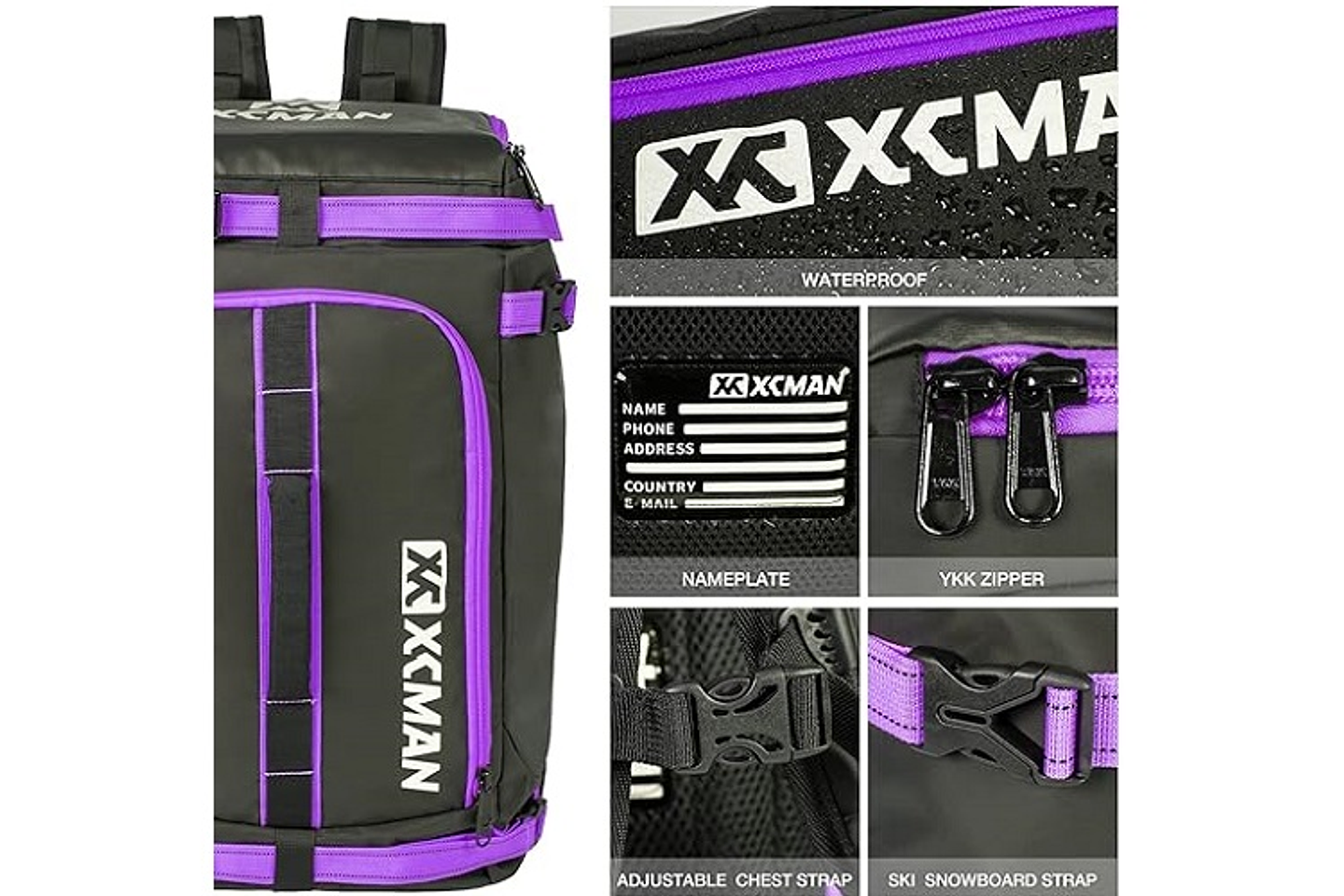 Mochila Ski Snowboard Waterproof 50 Lt 6