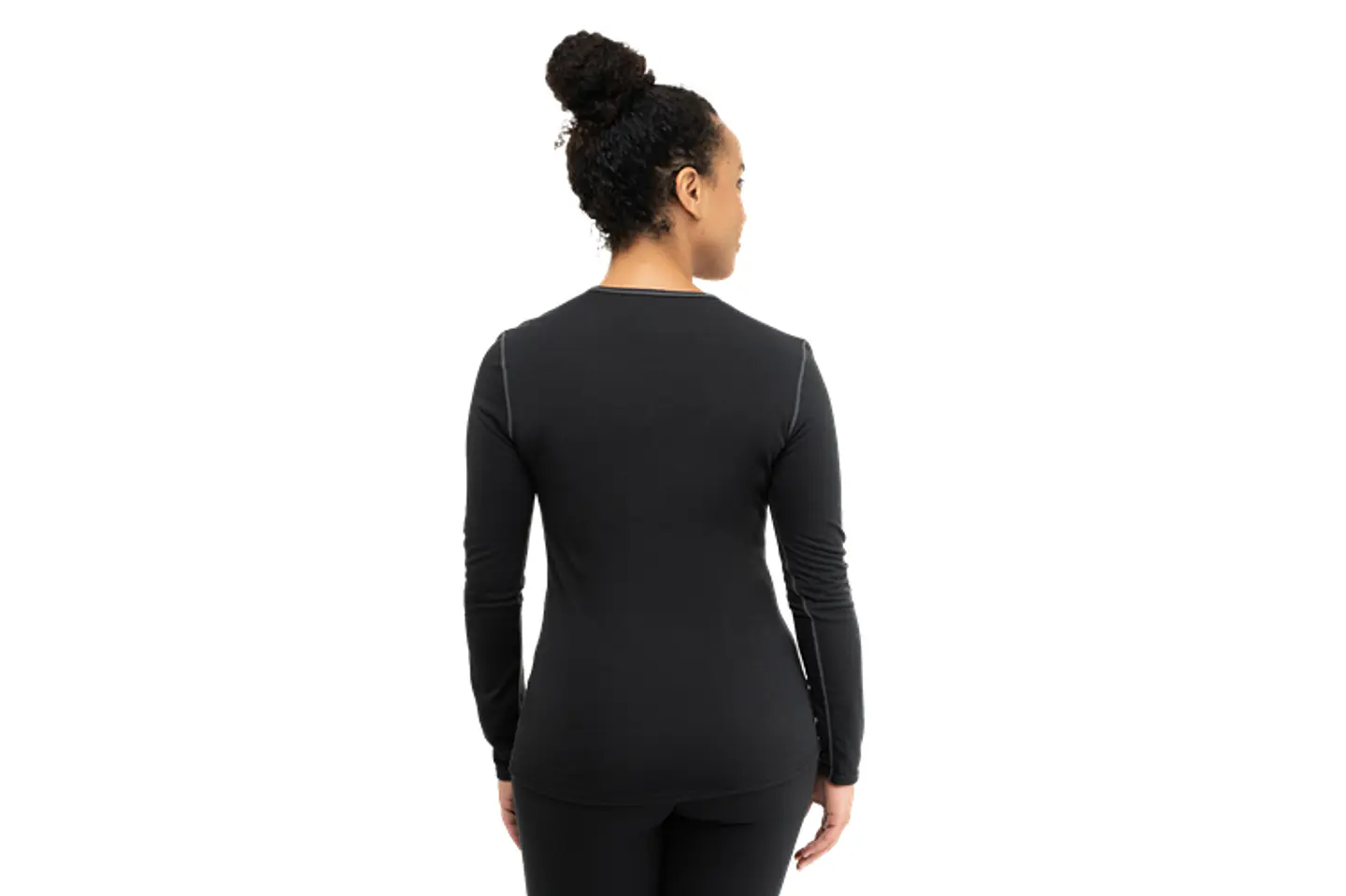 Camiseta Primera Capa Bi- Play Black Hot Chillys Mujer  4