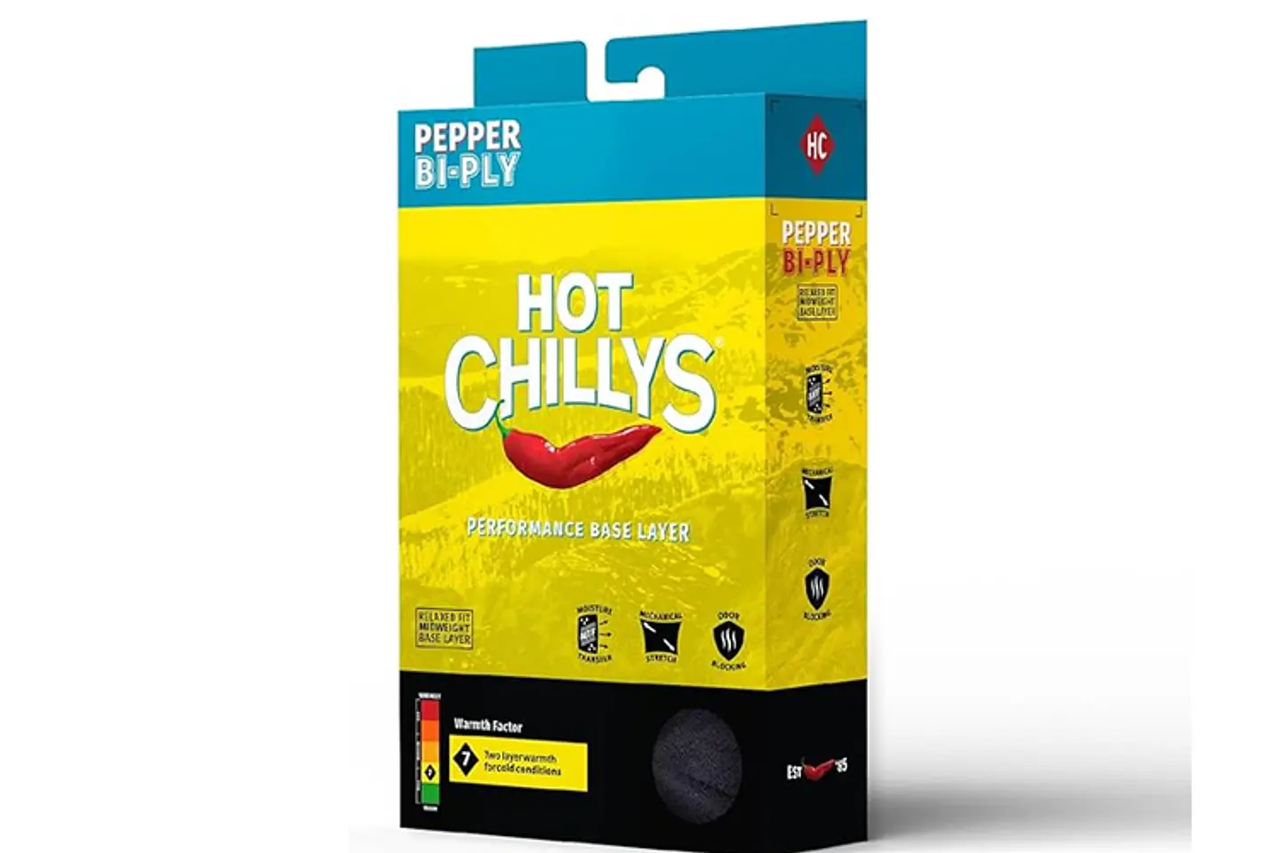 Camiseta Primera Capa Bi- Play Black Hot Chillys Mujer  7