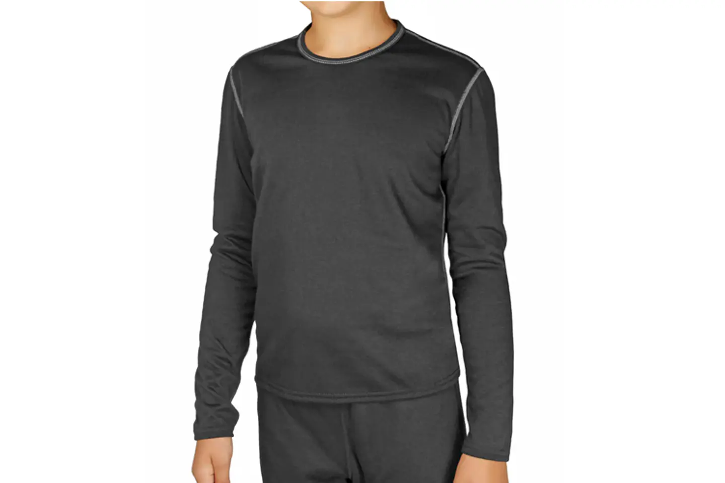 Camiseta Primera Capa Bi- Play Black Hot Chillys Niños 3