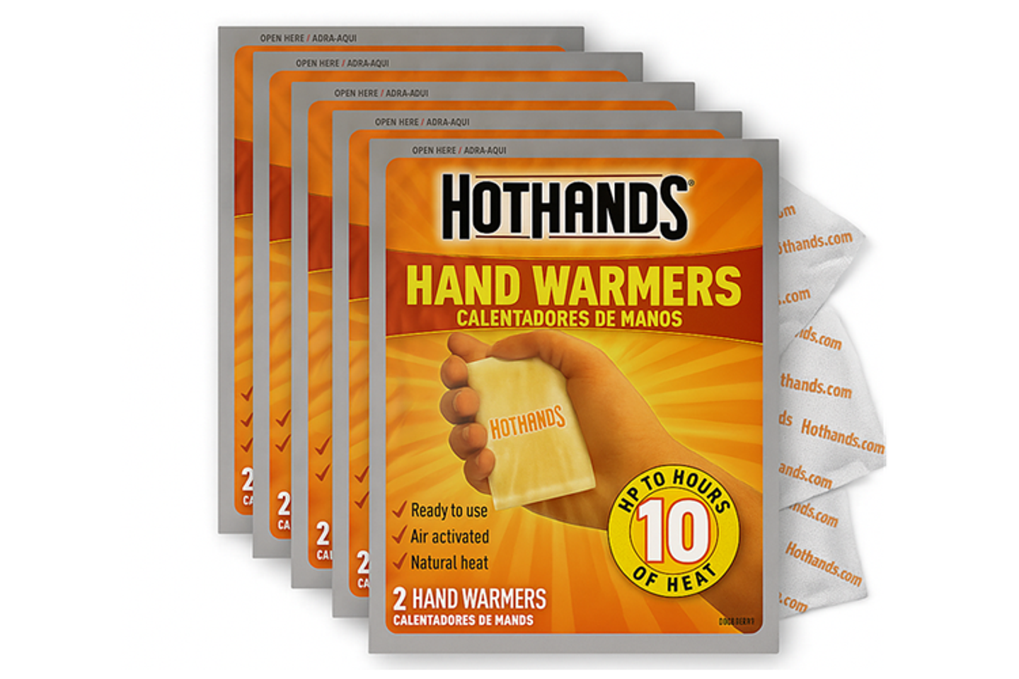 Calienta Manos Hot Hands Warmer Pack x5 1