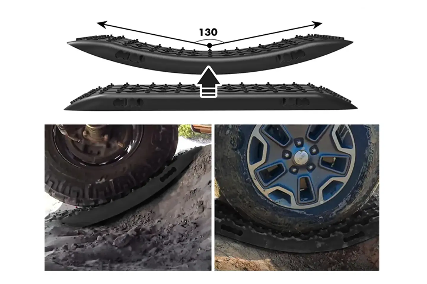 Tablas Rescate Tracción Nieve Arena Barro Off-Road 4x4 + Bolso 5
