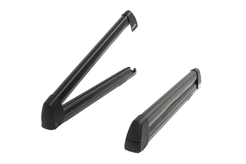 Porta Esquí Snowboard Color Negro Barras Transporte Ski