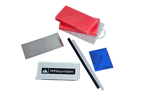 Kit Básico Mantención Ski Snowboard Cera Encerado Reparación 200g