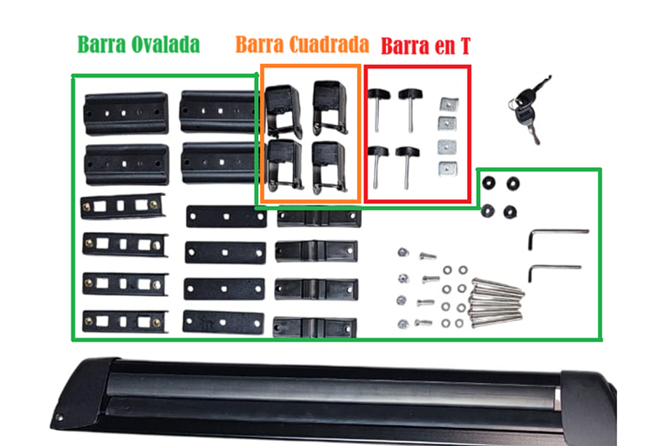 Porta Esquí Snowboard Color Negro Barras Transporte Ski 5