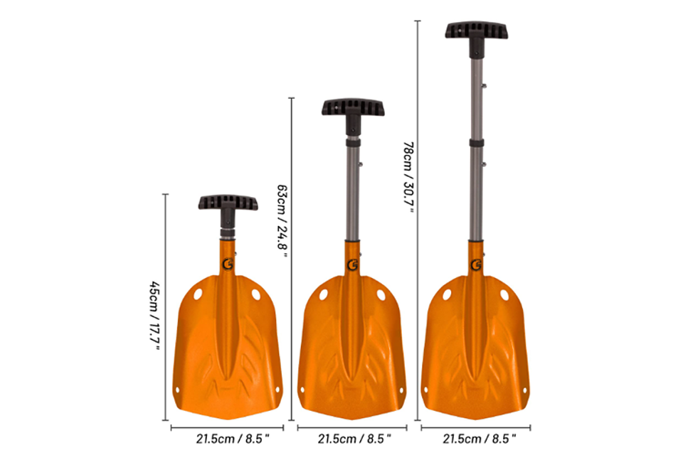 Set G2 Sonda + Pala Nieve Emergencia Incluye Bolso 4