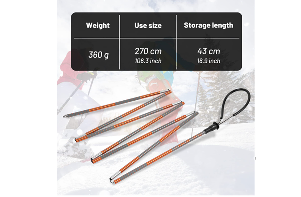 Set G2 Sonda + Pala Nieve Emergencia Incluye Bolso 5