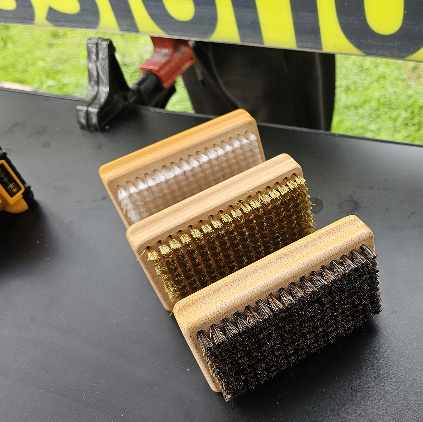 Kit Cepillos Para Base Ski Snowboard 3