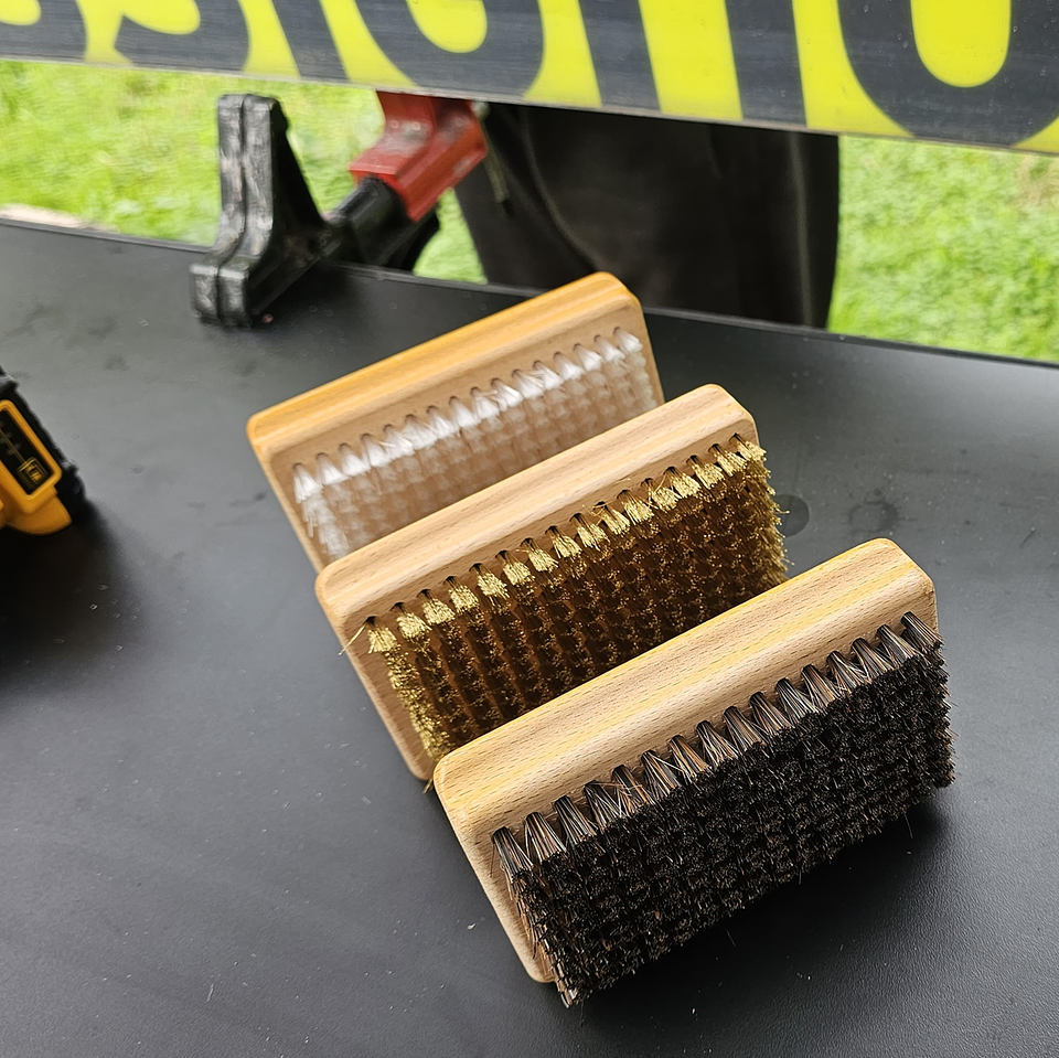 Kit Cepillos Para Base Ski Snowboard 3