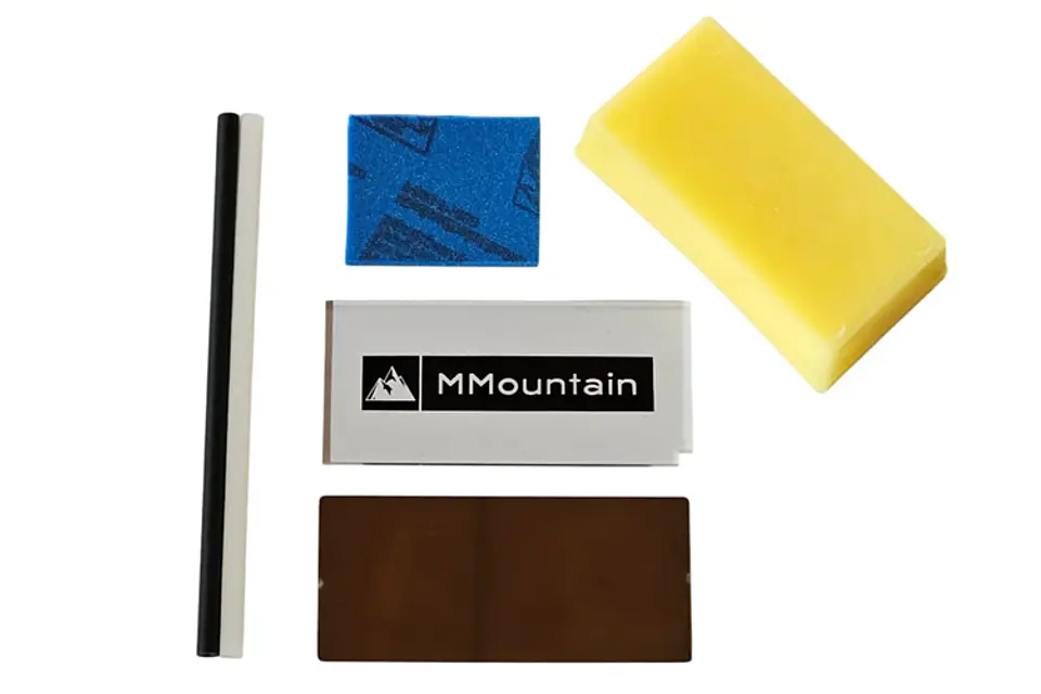 Kit Básico Mantención Ski Snowboard Cera Encerado Reparación 200gr Nieve Primavera 1
