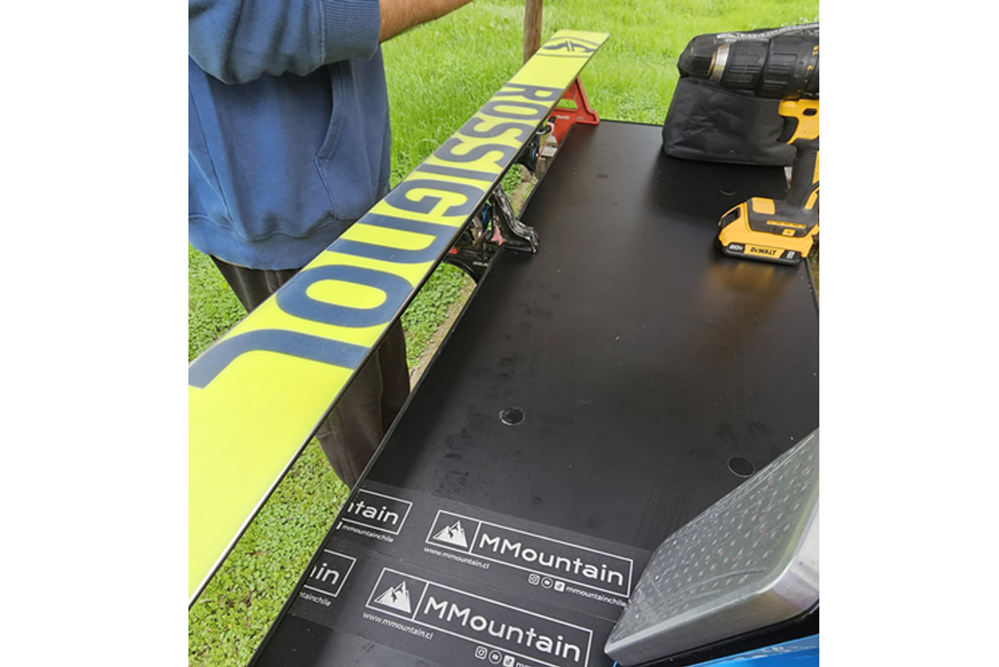 Mesa Ski Tuning Plegable Taller Reparación Esquí Snowboard 5