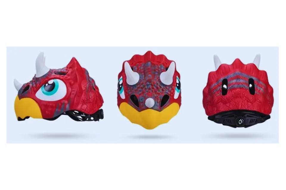 Casco Niños Bicicleta Dinosaurio Patines Scooter Skate - 3D 7