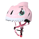 Casco Bicicleta Niños Tiburón Rosa Patines Scooter Skate