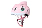 Casco Bicicleta Niños Tiburón Rosa Patines Scooter Skate - 3D - Miniatura 1