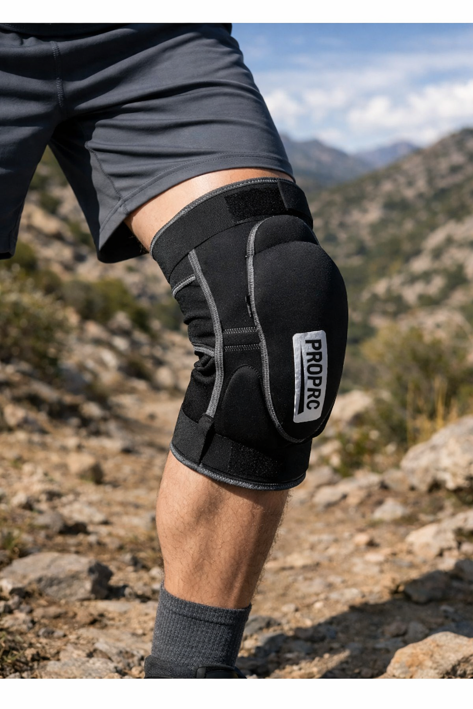 Rodilleras Bicicleta Ciclismo MTB Proteccion Doble Velcro 2