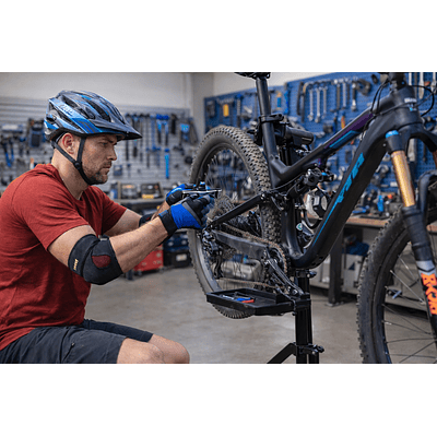 Pedestal Bicicleta MTB Mantención Soporte Atril Taller