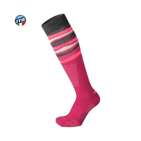 Calcetines Ski Snowboard Mico Super Thermo Ligth Lana Merino Natural Mujer