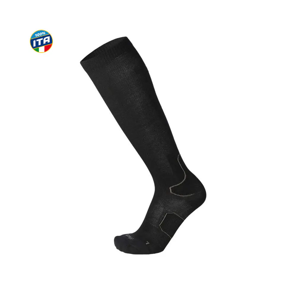 Calcetines Ski Snowboard Mico COMPRESSION OXI-JET® Ligth Lana Merino Natural Unisex 1