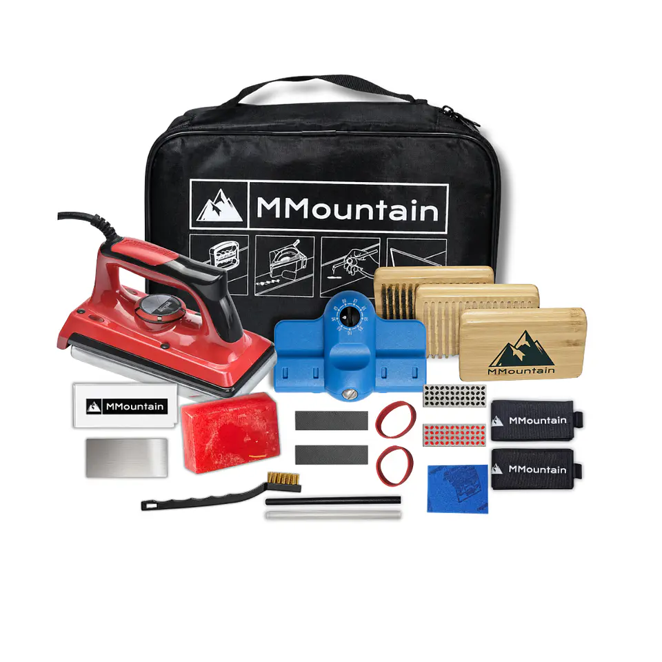 Kit Profesional Mantención Esquí Ski Snowboard 210g Cera Cofix Encerado Afilado 1