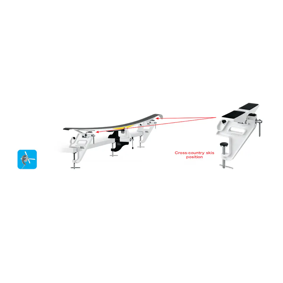 Soporte Adaptador Snowboard Ski Freeride Prensas SKI MAN 4