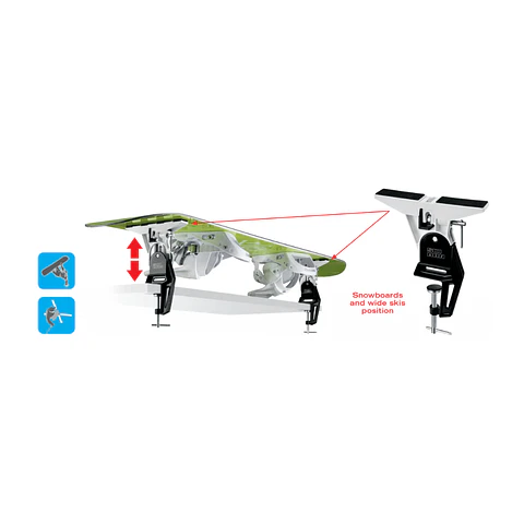 Soporte Adaptador Snowboard Ski Freeride Prensas SKI MAN