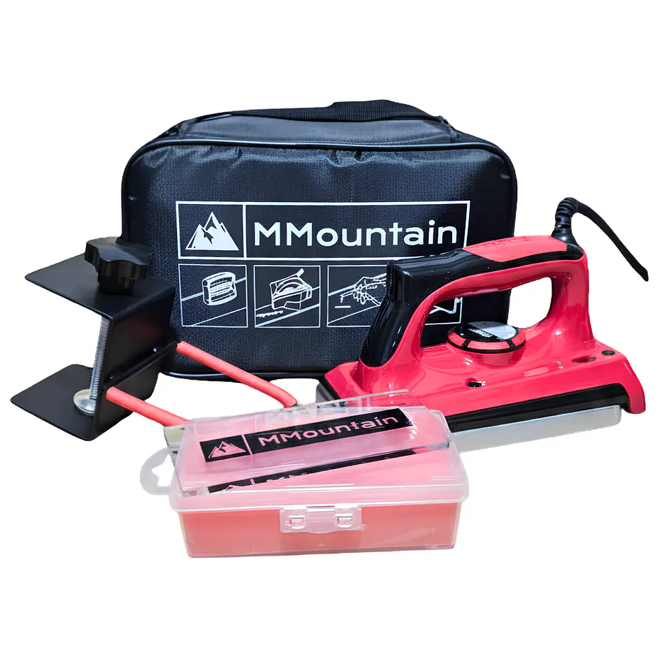 Kit Encerado Ski Snow Plancha Cera 190 gr Con Soporte Tune-up 1