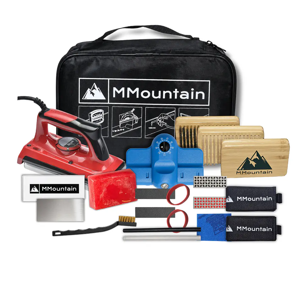 Kit Profesional Mantención Esquí Ski Snowboard 210g Cera Cofix Encerado Afilado 1