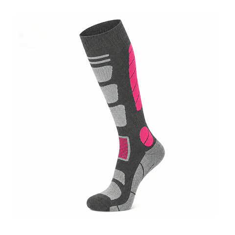 Calcetines Ski Snowboard Lana Merino Mujer Talla M - Rosados
