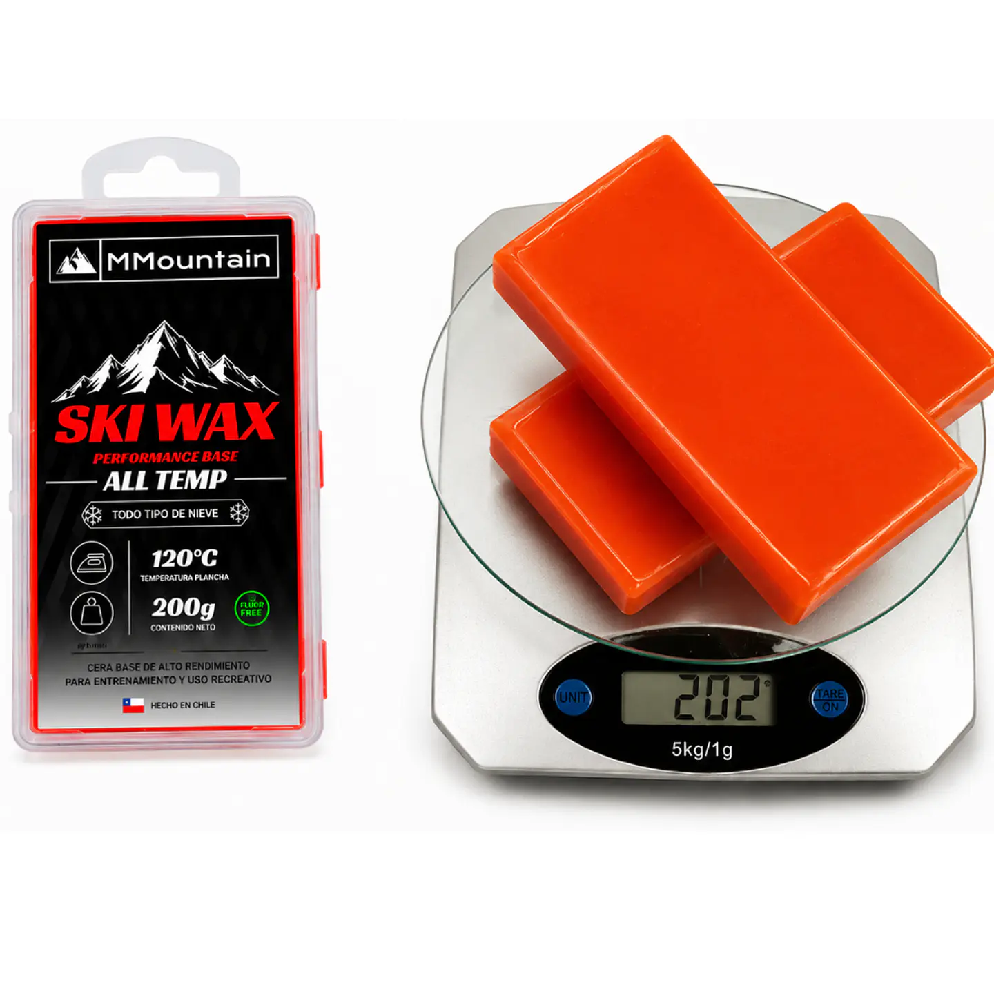Kit Básico Mantención Ski Snowboard Cera Encerado Reparación 200g 3