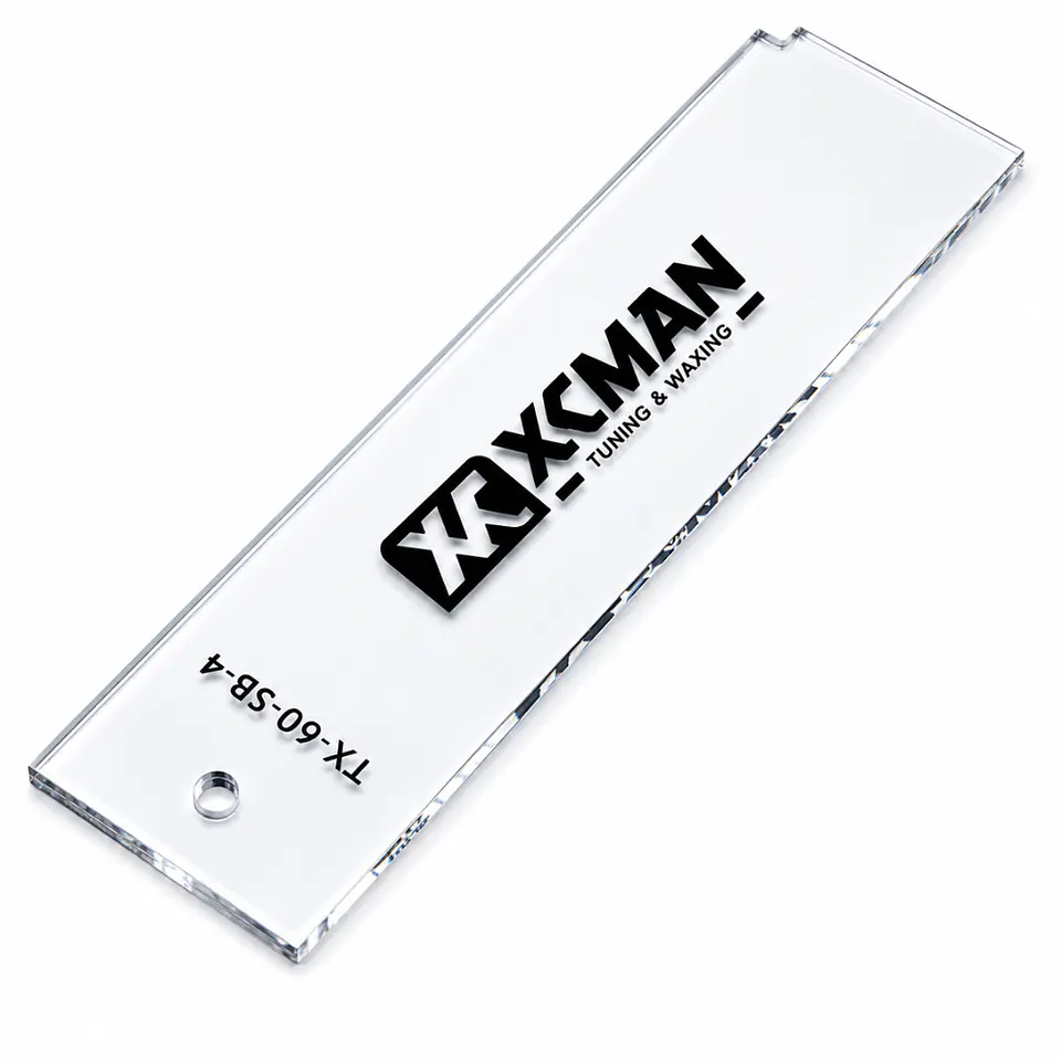 Rasqueta Acrílica Snowboard Raspador Cera 4mm 1