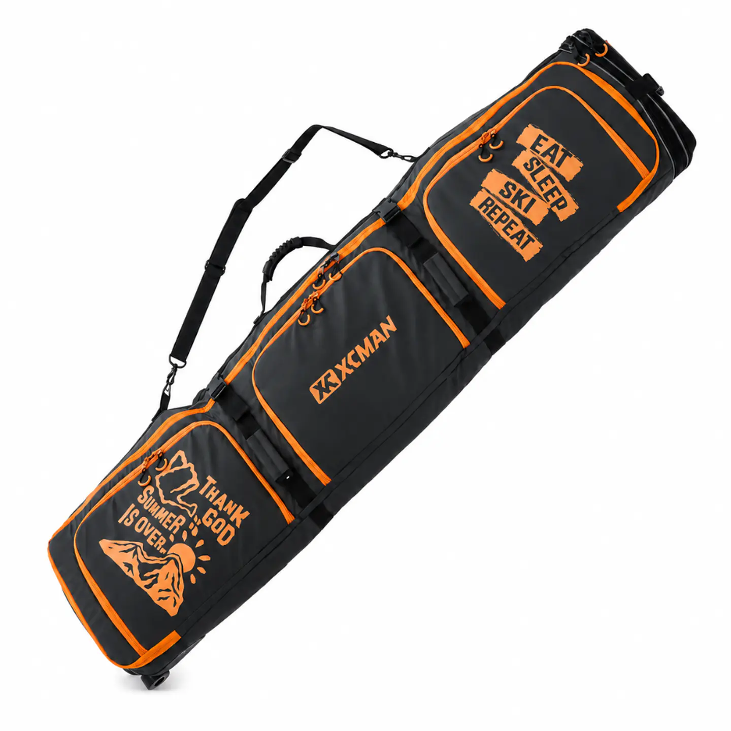 Bolso Viaje Porta Ski Snowboard Extendible 160-175-190cm / Con Ruedas 1