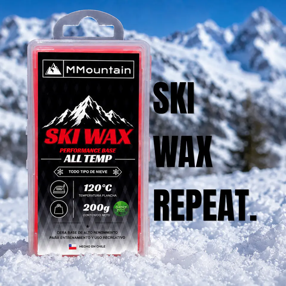 Kit Encerado Esquí Ski Snowboard Plancha Cera Cepillos 4
