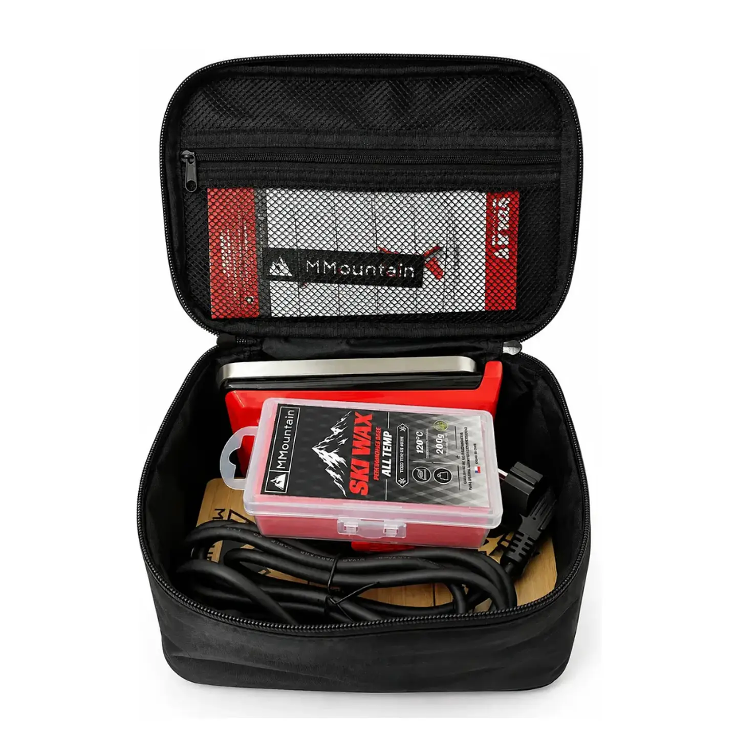 Kit Encerado Esquí Ski Snowboard Plancha Cera Cepillos 2