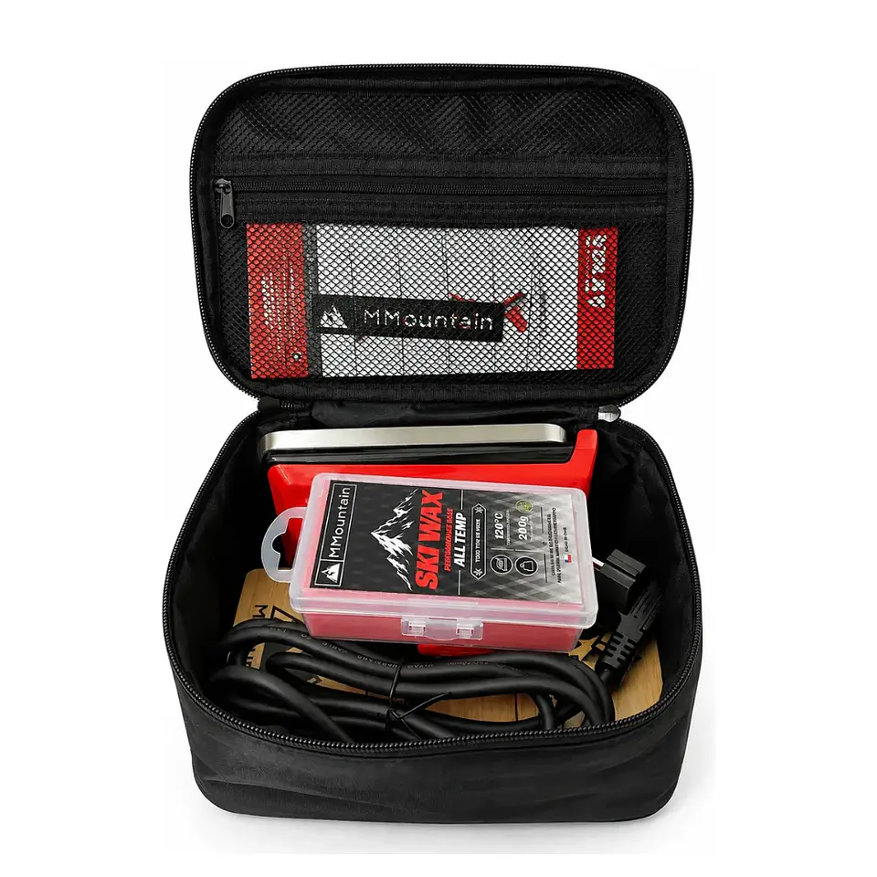 Kit Encerado Esquí Ski Snowboard Plancha Cera Cepillos 2