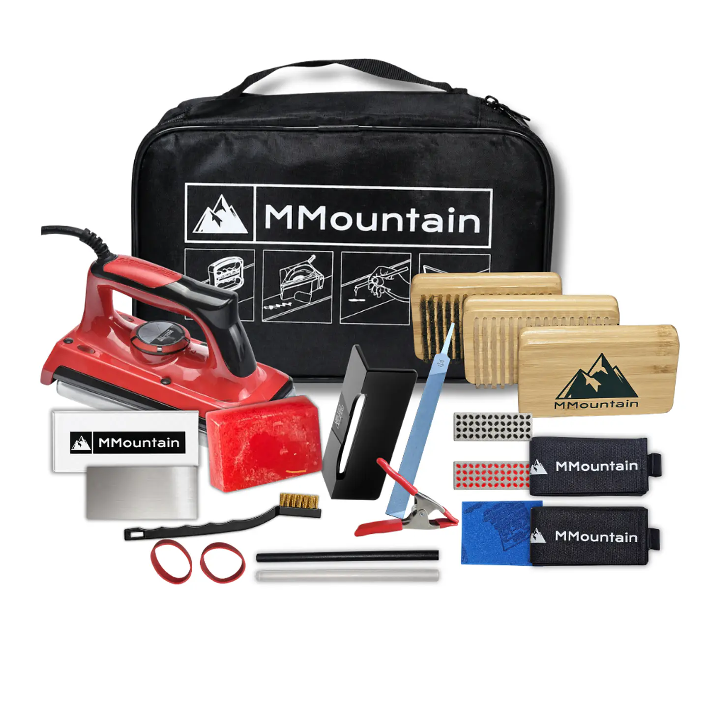 Kit Profesional Mantención Esquí Ski Snowboard 200g Cera Cofix Encerado Afilado 3