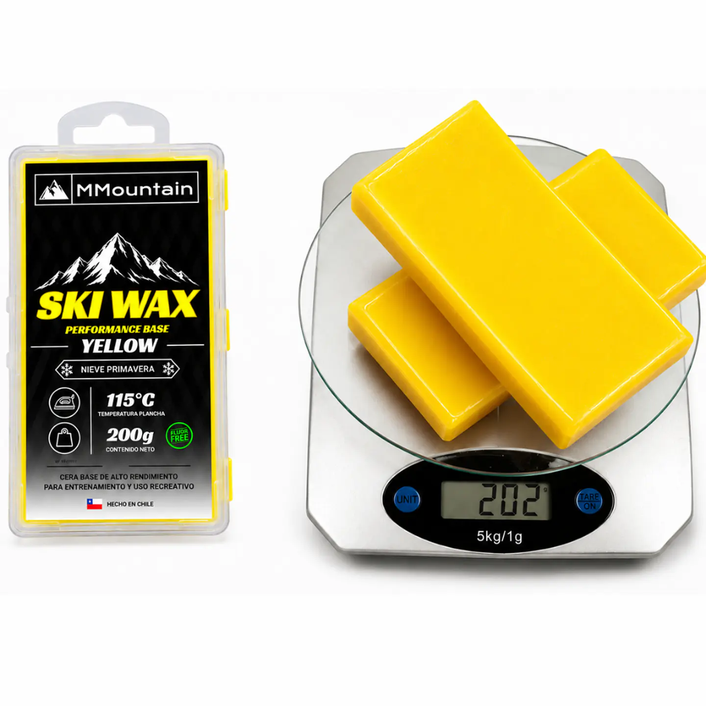Cera Base Esquí Ski Snowboard Nieve Primavera 200g 2